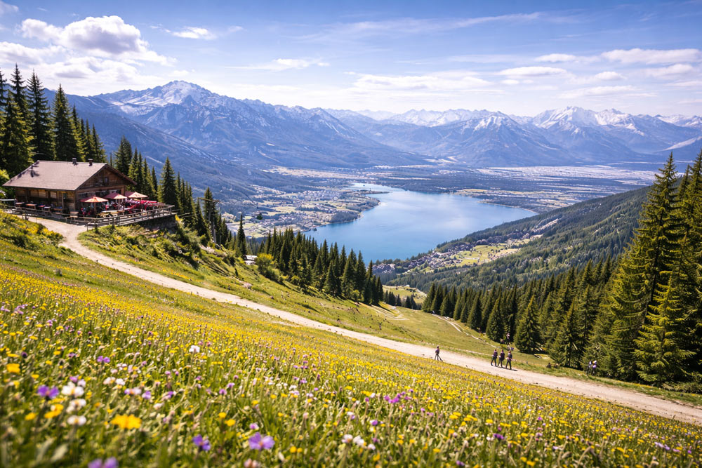 Ausblick auf den Ossiacher See